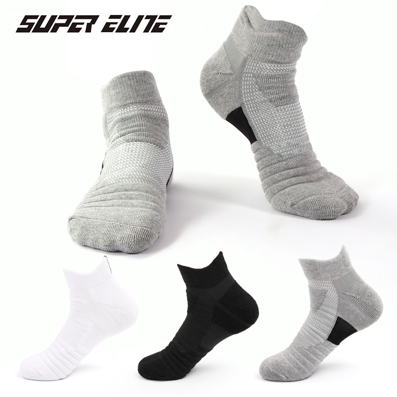 SUPER ELITE Sport Sokken Workout Jogging Fietsen Basketbal Running Ski Man Vrouwen Wit Zweet Zwart Grijs Goedkope Sokken Lage Hoge