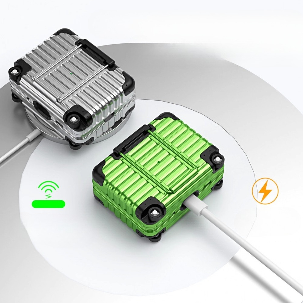 Individual Suitcase for Airpods 4 3 2 Pro Trendy Luggage Protective Case for Airpods1/2/pro2 -proof Headphone Case ﻿