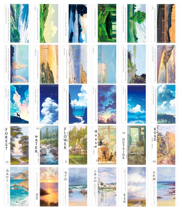 60PCS / bag Year Series Sticker Pack DIY Scrapbooking Album Mobile Phone Computer Happy Planner Diary Decorative Sticker: B 60PCS 1Bag