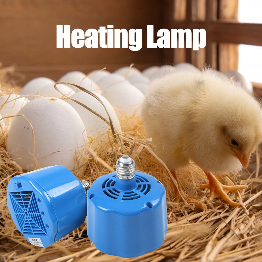 Lampe chauffante pour ferme, 100-300W, E27, 220V, lumière chaude pour cochon, poulet, canard, incubateur, contrôleur de température, fournitures chauffantes