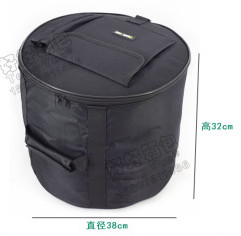 Portable smaller Snare bass drum package bag cover box Dumb drum shoulders backpack black Carrying Case Drums Gig: 38-32cm