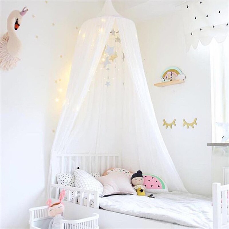 Baby Room zanzariera letto per bambini tenda a baldacchino tondo culla rete  letto tenda balbassino decorazione