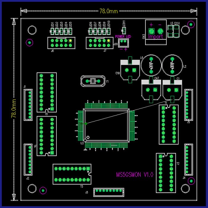 OEM/ODM 5 portas 10/100/1000 M gigabit ethernet switchMini tamanho 78*78 milímetros Gigabit não gerenciado 5 rj45 portas industrial módulo de switch