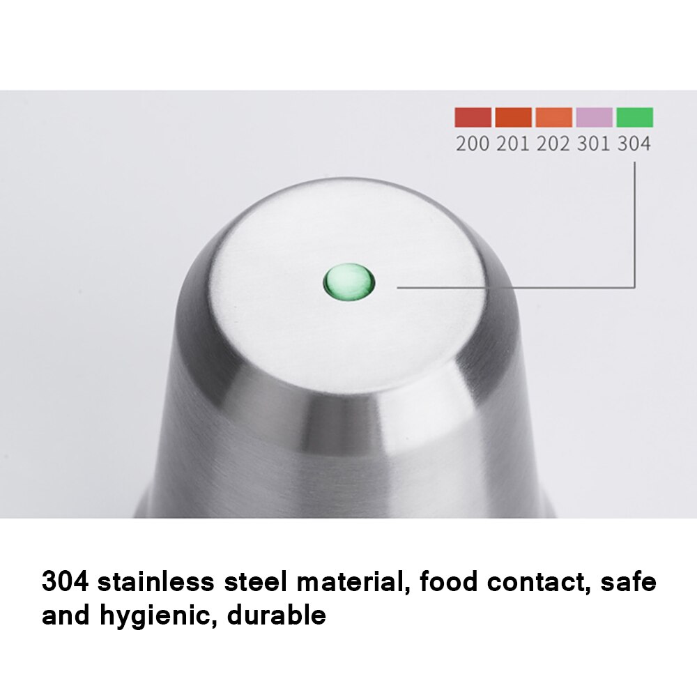 Stainless Steel Coffee Cup Double-Layer Heat Insulation And Anti-Scalding Capsule Coffee Cup 80ml 160ml