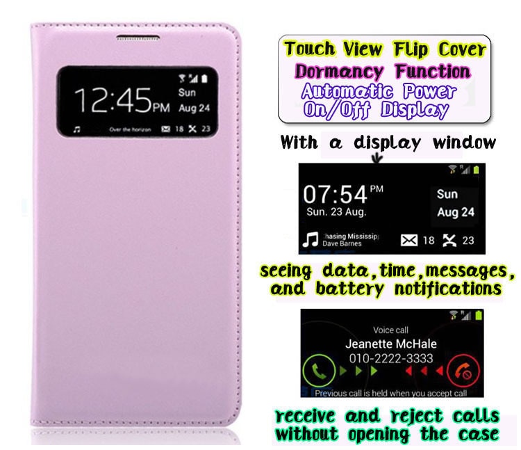 Slim View Shell Auto Sleep Wake up Function Flip Leather Case Shockproof Bag Back Cover Mask For Samsung Galaxy S4 I9500 I9505