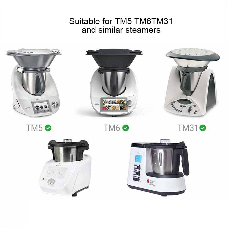 Divisor de vapor de acero inoxidable, utensilios de cocina multiusos para Varoma, Thermomix, TM5, TM6, TM 31, LBE
