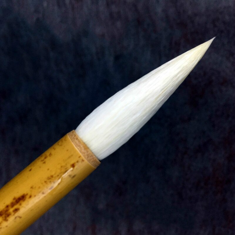 Chinesischer Kalligraphie Pinselhalter - Wenge Holz Stifte-Ständer | 42x12,8cm | Desktop Dekoration & Organizer