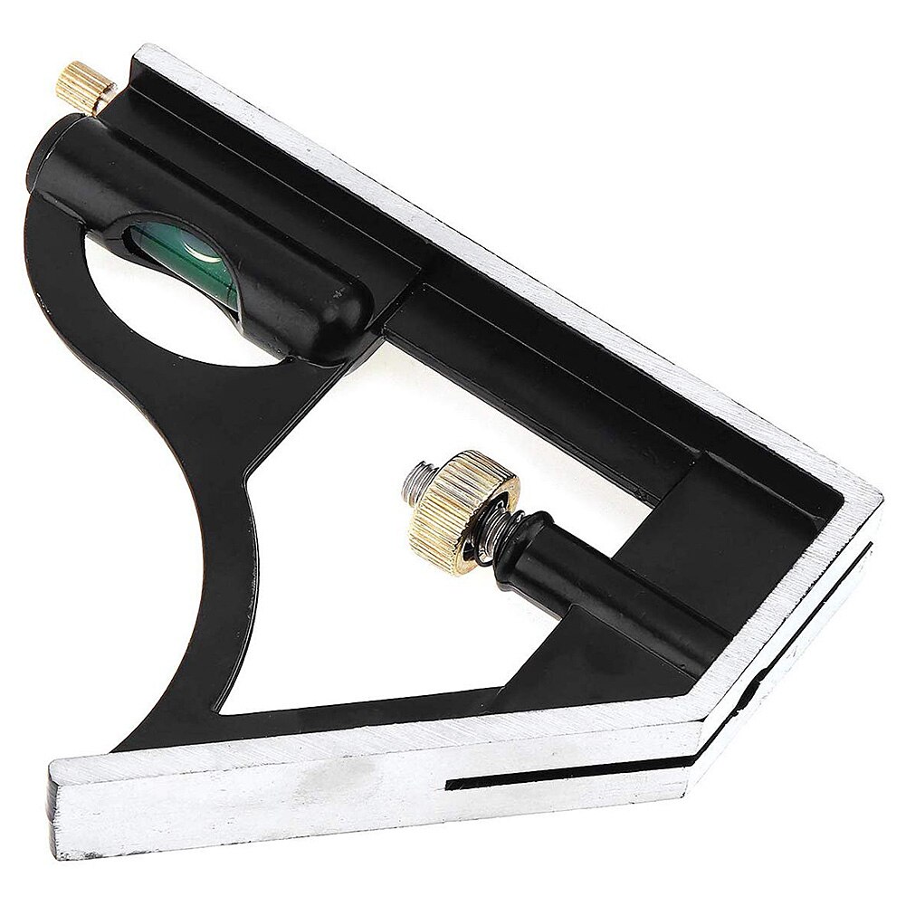 Stainless Steel Multifunctional Ruler Adjustable Sliding Combination Angle Ruler Protractor Level Measuring Corner Tools