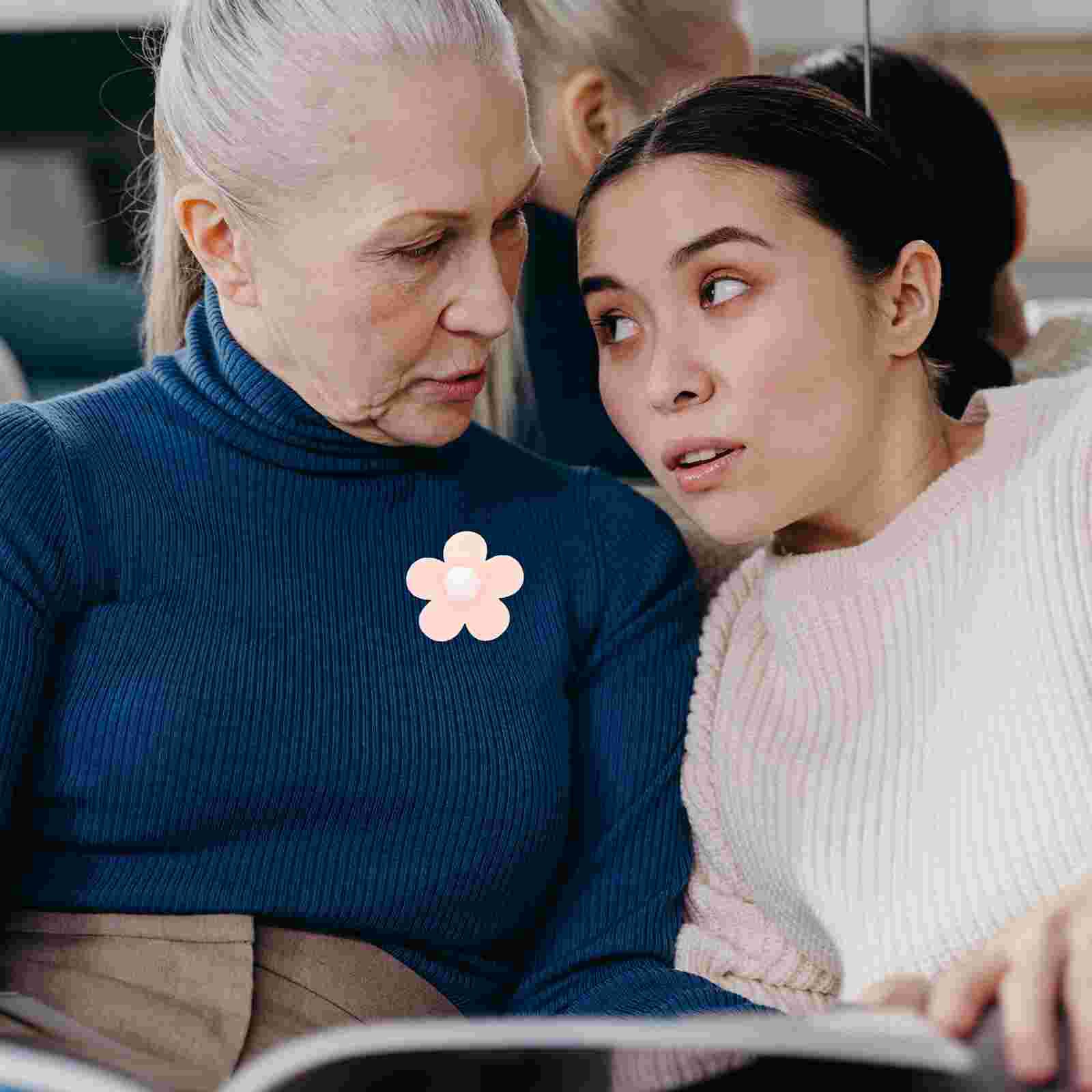 5pcs Felt Flowers Fabric Flower Embellishments Wool Felt Flower Decoration for DIY Crafts Making