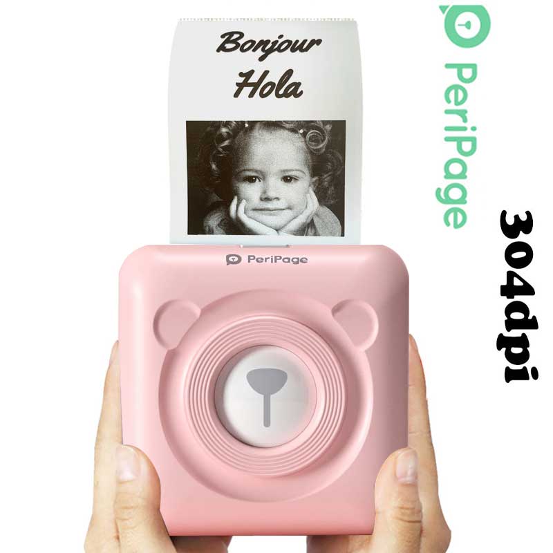 Peripage Foto Pocket Mini Thermische Printer 304 Dpi 58Mm Thermische Bluetooth Portable Mobiele Telefoon Printer Voor Android Ios