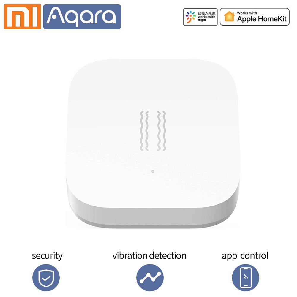 Aqara Vibration Sensor Shock Sensor Smart Motion Sensor Vibration Detection Alarm Monitor zigbee Mi home app xiaomi smart home