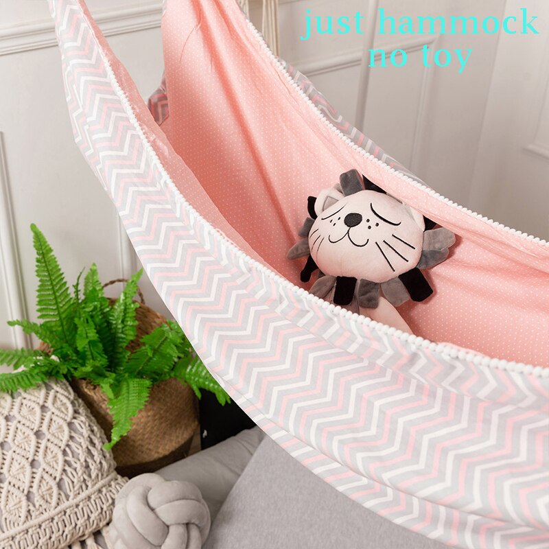 AAG portátil bebé hamaca columpio para bebé al aire libre silla desmontable decoración de habitación de niño hamacas de columpio cuna colgando cuna cama: MAAG714-pink