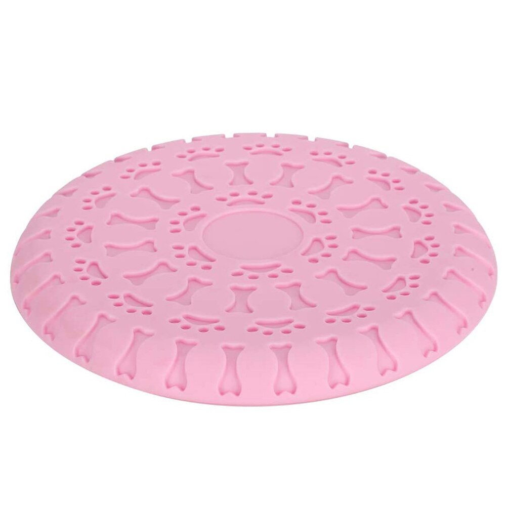 Hond Zachte Rubber Onverwoestbaar Huisdier Speelgoed Hond Flyer Puppy Flying Disc-Heldere Kleur Disc Voor Honden Te Zien