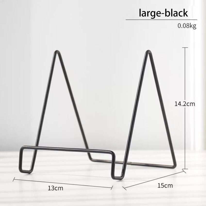 Support de tablette Simple Support en or Rose Support de Support pliant bureau de refroidissement IPAD téléphone Mobile Support universel supports étagère: B-L-Black