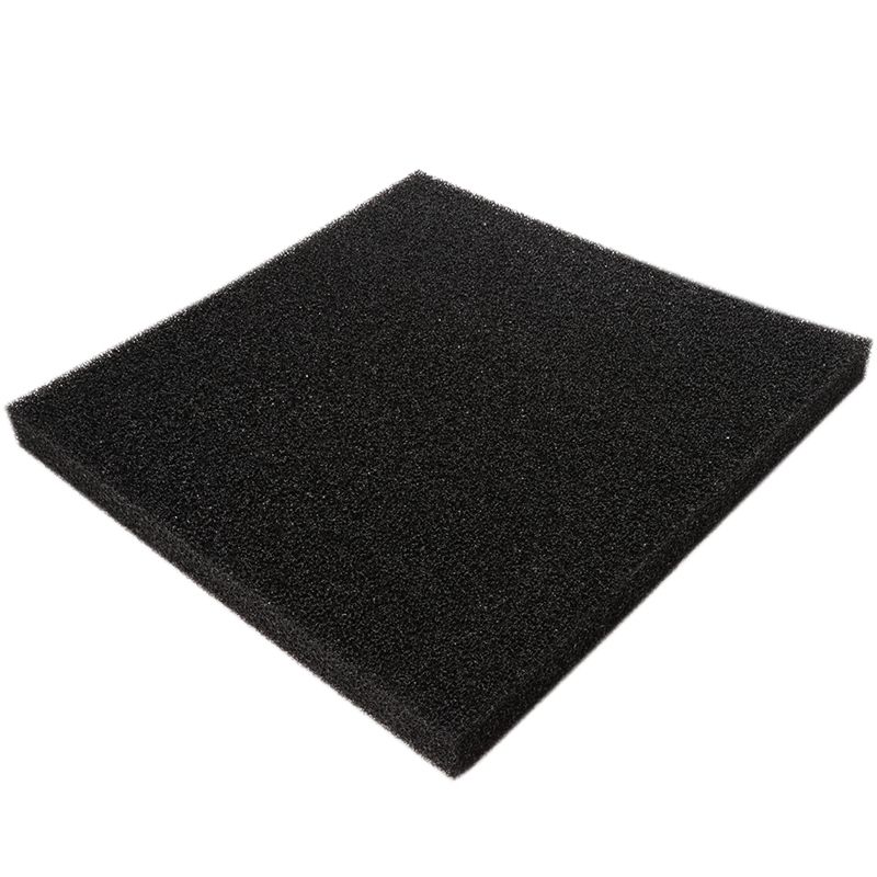 Activated Carbon Foam Pad Filter Aquarium Vierkante Filtratie Spons Vel: L