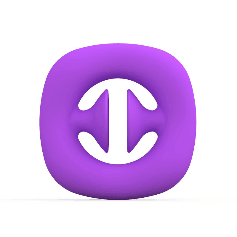 Fitness Hand Exercise Equipment Suction Cup Decompression Grip Exercise Training Arm Strength Hand Grip Enhancer Massage Tool: Purple