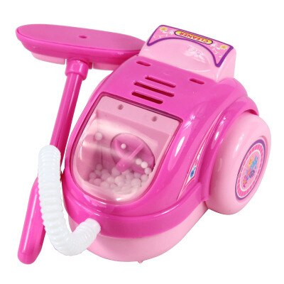 Pädagogisches Küche Spielzeug Set Rosa Haushalts Geräte Kinder Pretend Spielen Toaster Staubsauger Herd Spielzeug Für Kinder Mädchen: vacuum cleaner