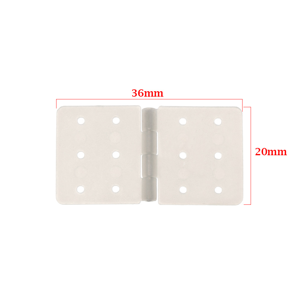 10Pcs Nylon Pinned Hinge for RC Airplane Aileron Connection RC Airplane Parts 3 Sizes Aeromodelling Model DIY toy Accessories: 20x36mm