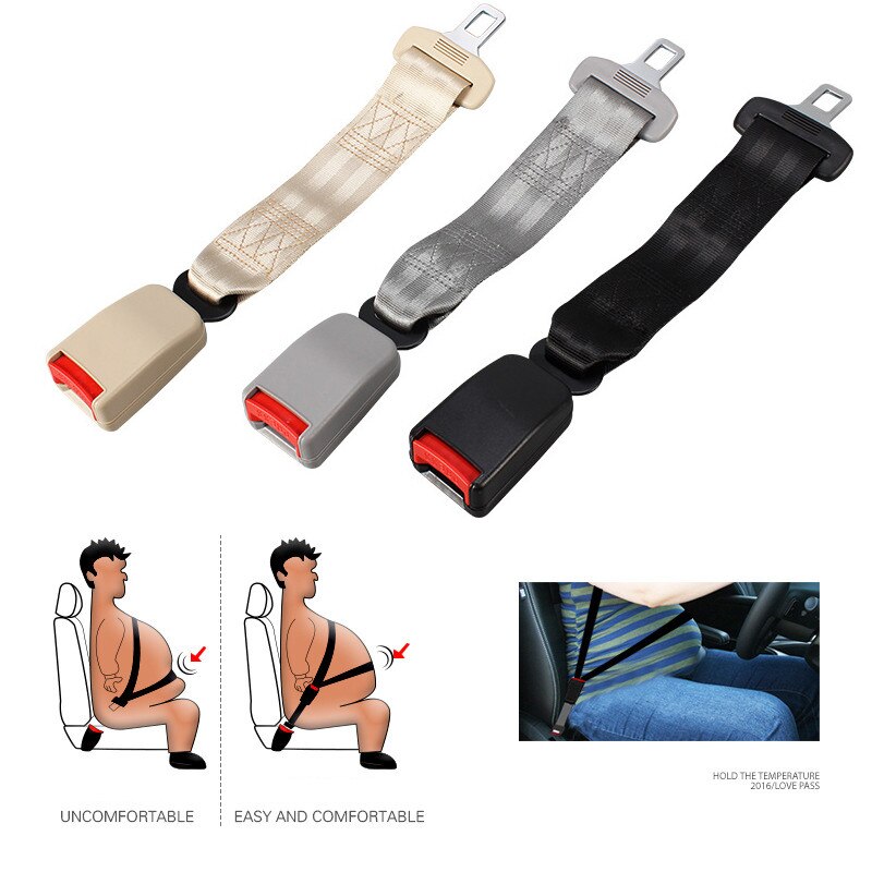 36CM Seat Belt Extending Safety Certified Buckle Seat Belt Extender