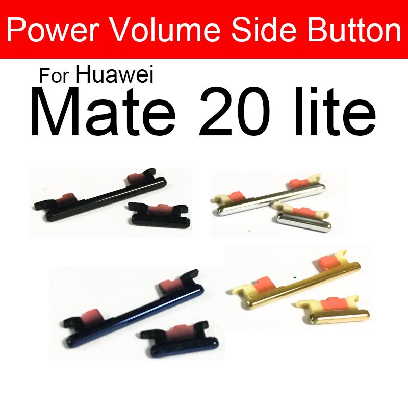 Power Volume Button For Huawei Mate 20 20Lite 20Pro 20X Up Down Audio Control Button Replacement Repair Parts Flex Ribbon Cable