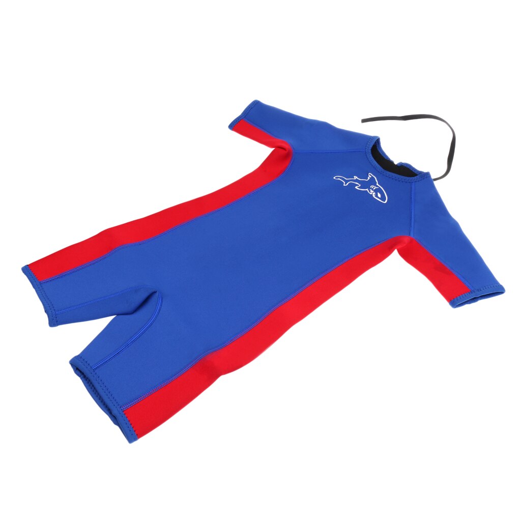 Kinderen Kids Peuter Shorty Surfen Zwemmen Duiken Wetsuit Jumpsuit Blauw Xxs/Xs/S/M/L/xl/Xxl/Xxxl