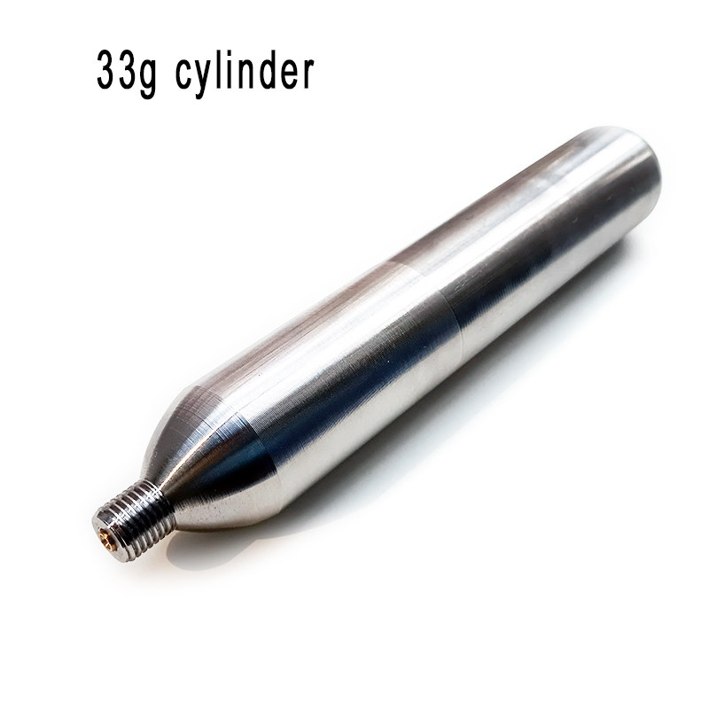Resirkulerbar 33g 24g co2 patroner sylinder brus til fiske reddende redningsvest airbag Vest kajakk surfe dykkerutstyr brann: 33g