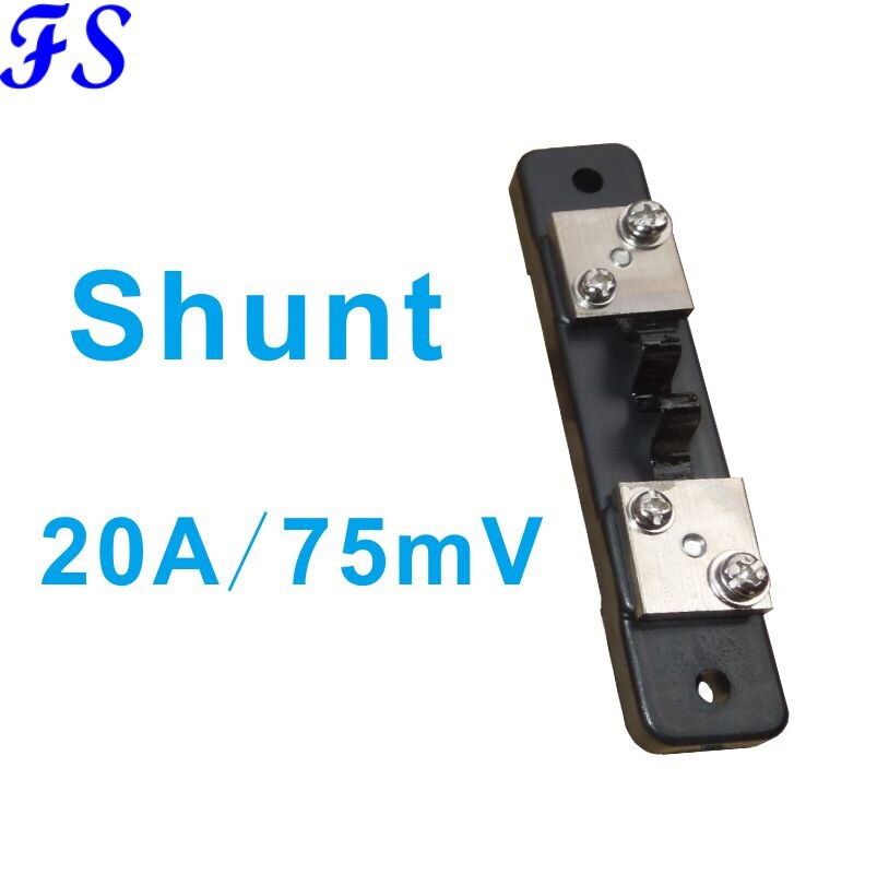 FS DC 20A 75mV Current Shunt Resistor Panel for Di... – Grandado