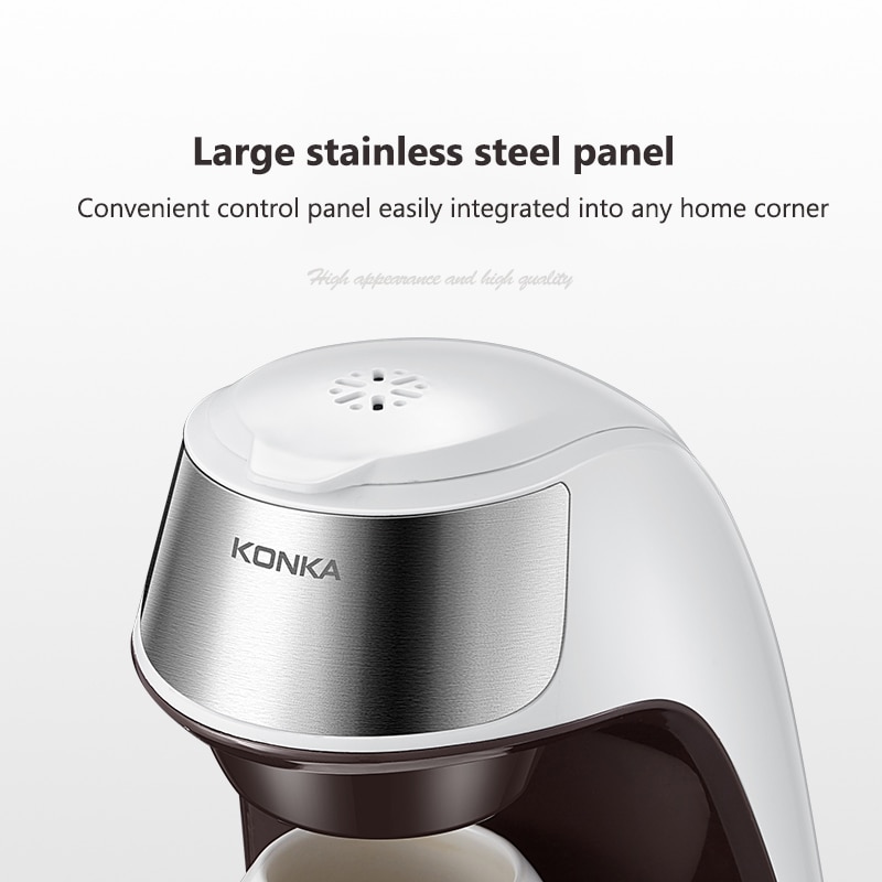Liten kaffemaskin hjemme 300ml bærbar kontor te -bryggemaskin dryppfilter type