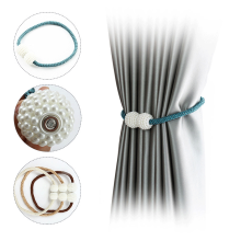 1/2PCS Magnetic Curtain Clip Curtain Holders Pompom Tieback Buckle Hanging Ball Buckle Curtain Tie Back Accessories Home Decors