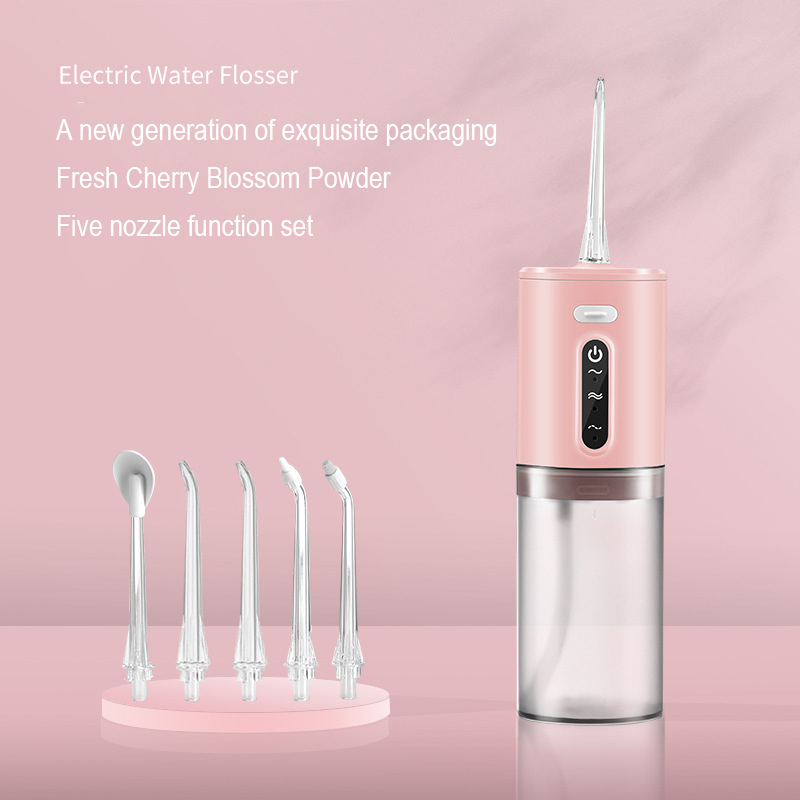 Xiaomi Orale Irrigator Draagbare Ipx7 Waterdichte Charg 3 Modi Tanden Schoner Puls Tandheelkundige Handheld Water Jet Flosser Orale Reiniger: Bruin