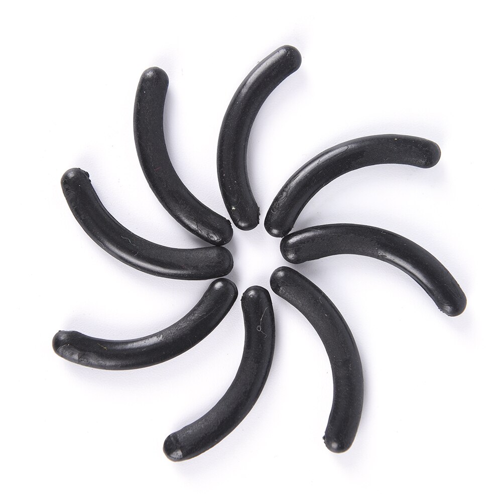 15 stks/set Vervanging Wimperkruller Wimperkruller Refill Rubber Pads Plastic Beauty Tool Make Up Vervanging: Black
