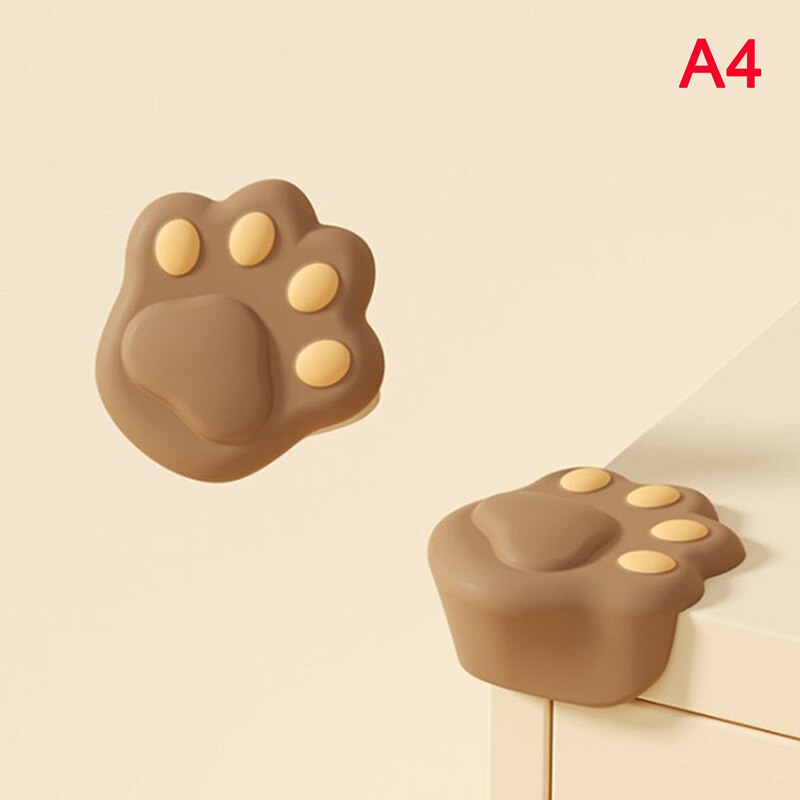 2 Stuks Leuke Cartoon Baby Silicone Veiligheid Protector Tafel Hoek Bescherming Van Kinderen Anticollision Edge Hoeken Guards Veiligheid: A4