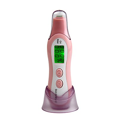 Digital Skin Detector Pen with LCD Display Portable Skin Analyzer Water Oil Tester Analysis Moisture Machine Monitor Operated: Default Title