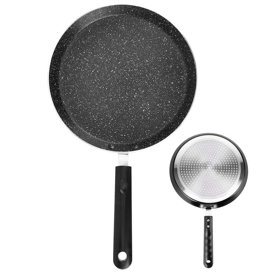 non-stick pan with flat bottom for electric induction and gas cookers