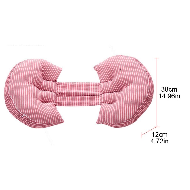 Oreiller de grossesse en forme de U, Support de dormeur latéral de maternité pour le dos, les hanches, les jambes et le ventre