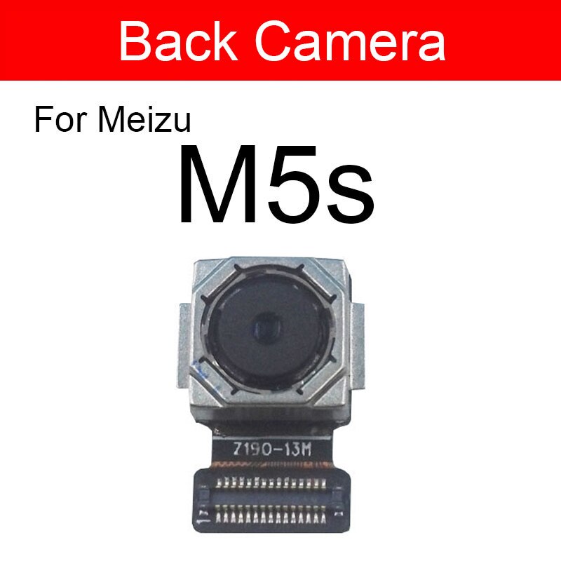 Hoofd Rear Camera Moduel Voor Meizu M5 M5s M5Note Terug Camera Grote Facing Camera Flex Lint Kabel Vervanging Reparatie Onderdelen: back Meizu M5s