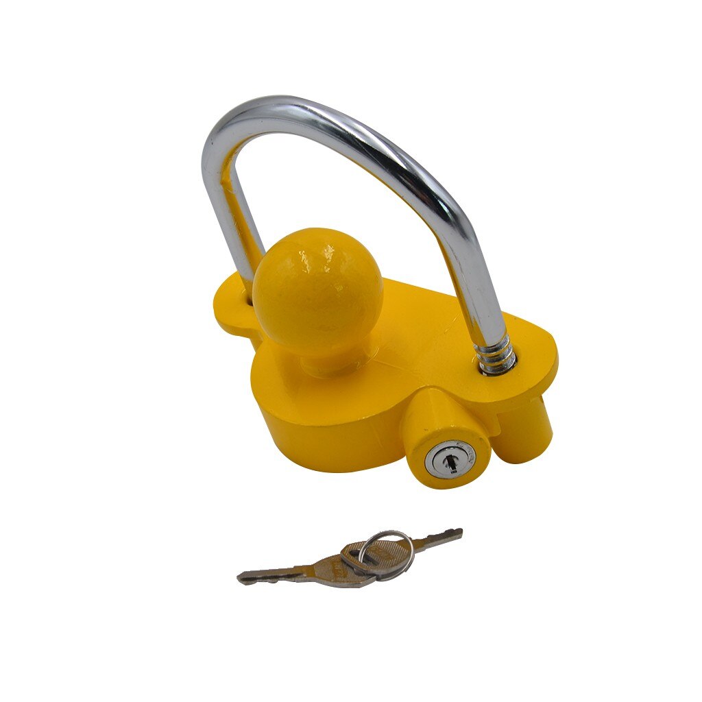 Universal High Security Universal 50mm Caravan Trailer Lock Marine Product Hitch Lock Caravan Trailer Coupling Tow Ball lock#P35
