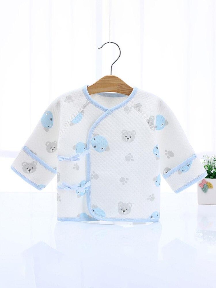 Inverno roupas de bebê topos algodão recém-nascido roupa interior t-shirts para bebês quente bebê menino roupas de outono bebê meninas roupa interior: blue / 52 fit Newborn