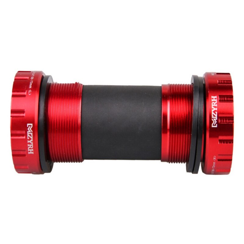 AOROM Trapas Fiets Trapas 68 mm Power Spline Trapas Fiets Vierkante Cartridge Taper Voor Vierkante Taps Taps Spindel Crank Met Schroeven (Maat: 116 mm