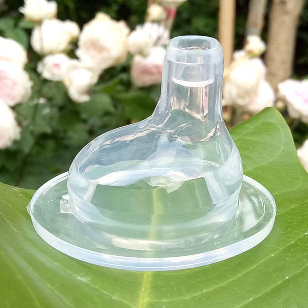 6pcs For Sippy Cup Transparent No Spill Anti Flatulence Learning Soft Silicone Spout Set Durable Replacement Feeding Tasteless