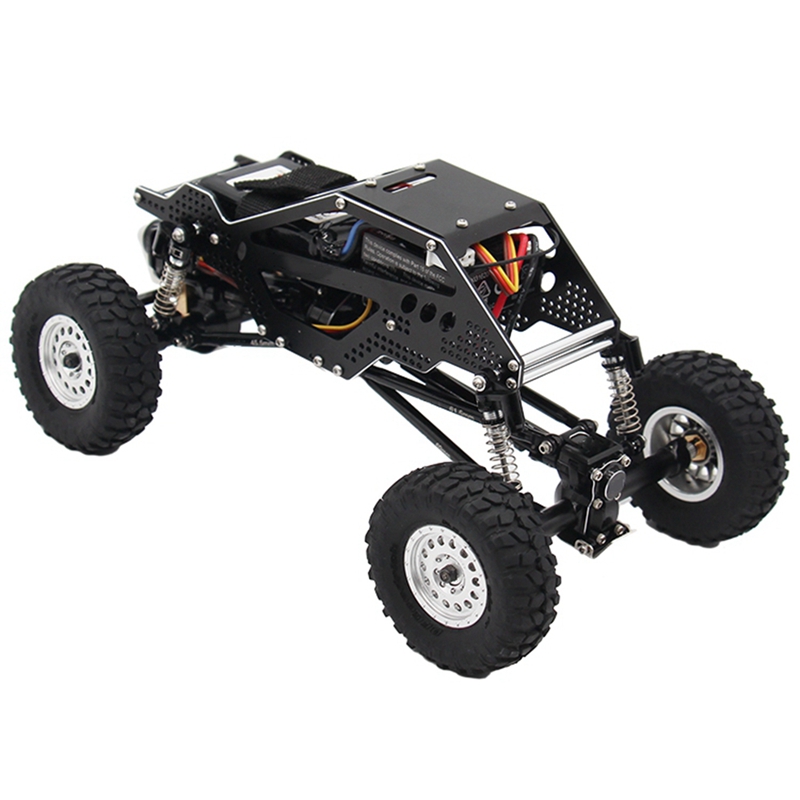 Metallchassis-rahmen-karosserie für axial scx 24 90081 1/24 rc crawler-upgrade-teile, autozubehör