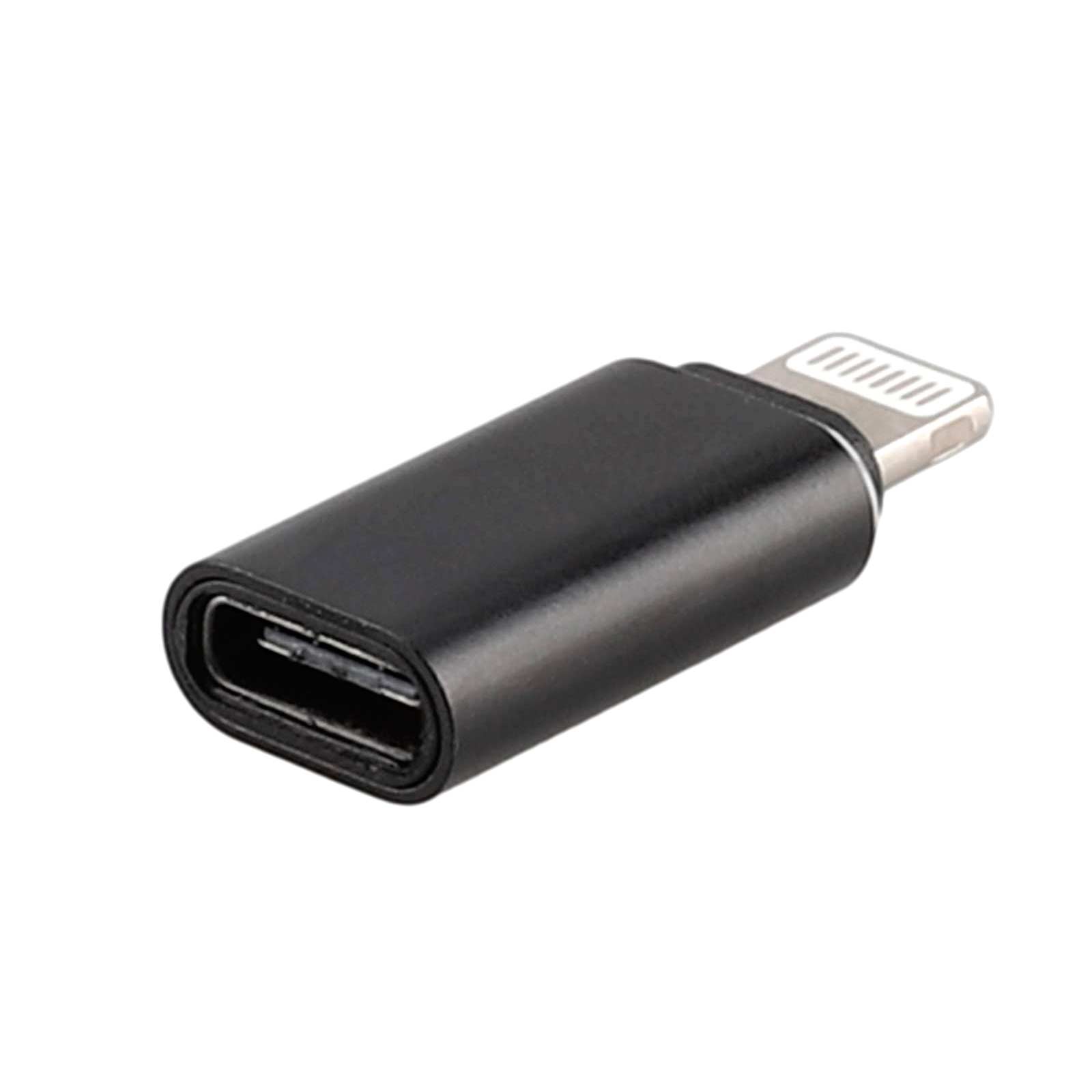 Adapters Cellphone Adapter Adapter Type-C Iphone Android Adapter Abs USB-C Micro Usb Zwart Aangenaam Type-C apple Adapter