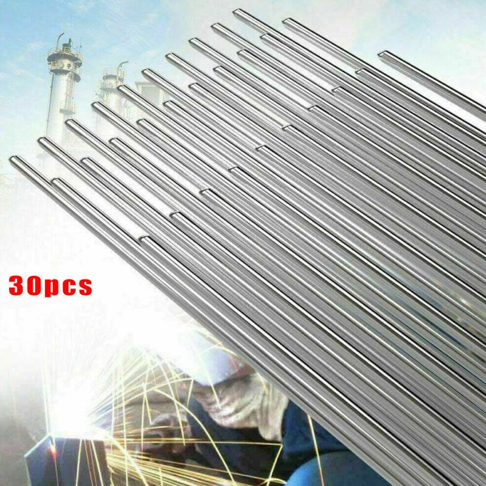 30PCS Aluminum Welding Wire 33mm For Argon Arc Welding And Brazing Aluminum Alloys Silver Welding Flux-Cored Rods Brazing