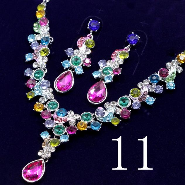 Gothic punk style simple Blue geometric neck necklace collar choker Women Accessories False Collar Statement Necklaces: 11