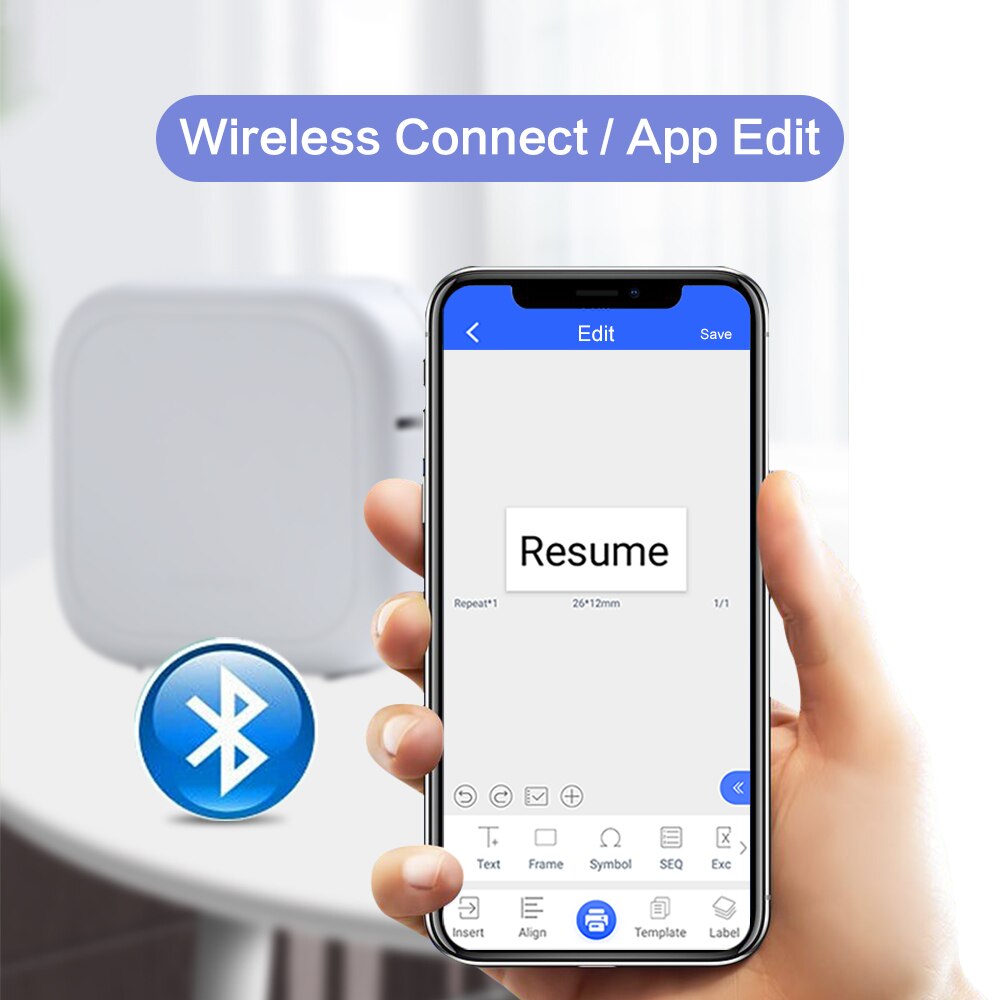 Supvan G10E Labeler Thermal Transfer Label Maker Bluetooth Connect Desktop Laminated Labeling Machine Printers for Home Office