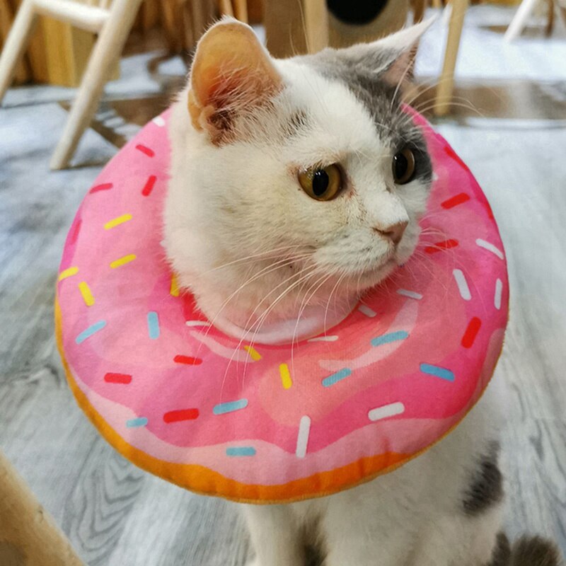 Donuts Shape Pet Protective Collar Anti-bite Lick Dog Neck Cone Recovery Surgery Wound Healing Cat Dogs Health Collar