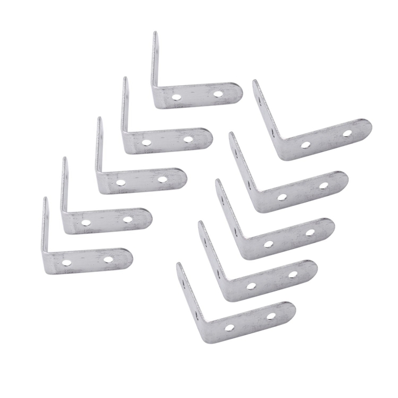 JFBL 20Pcs Stainless Steel Shelf Support Corner Brace Angle Bracket - 10Pcs 50X50mm &amp; 10Pcs 30X30mm