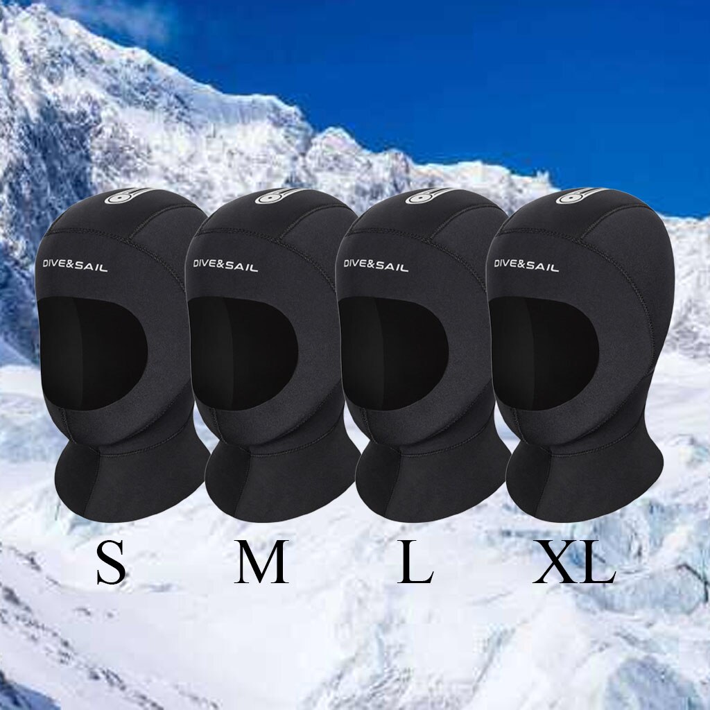 3Mm Neopreen Duiken Kap Volwassen Winter Snorkel Wetsuit Warme Hoed Hoofd Cover Scuba Hoodies Voor Mannen Vrouwen