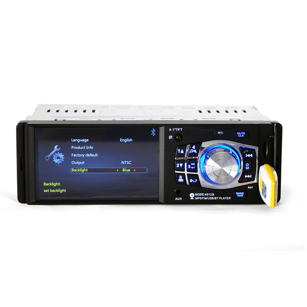 4.1 "TFT HD Digital Auto MP5 Player Auto Vedio Radio unterstützung USB/SD/TF FM mit Fernbedienung control Auto MP5 Player