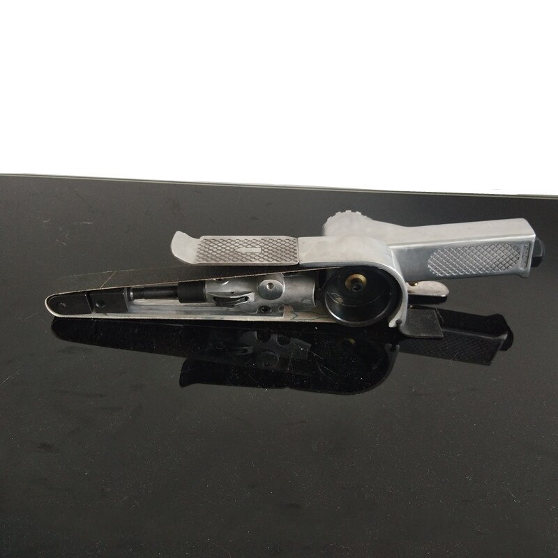 330*10MM/520*20MM Handheld Sand Belt Machine Small Pneumatic Polishing Machine Handheld Sander Sanding Belt Woodworking Tool